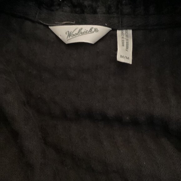 Woolrich Womens Vest Size‎ Medium Black Corduroy Zip-Up Vest Pockets Full Zip - Picture 7 of 8